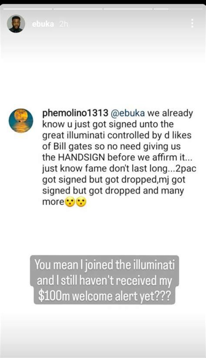 
Ebuka Obi-Uchendu reacts following accusation of joining Illuminati after taking pictures with Bill Gates 